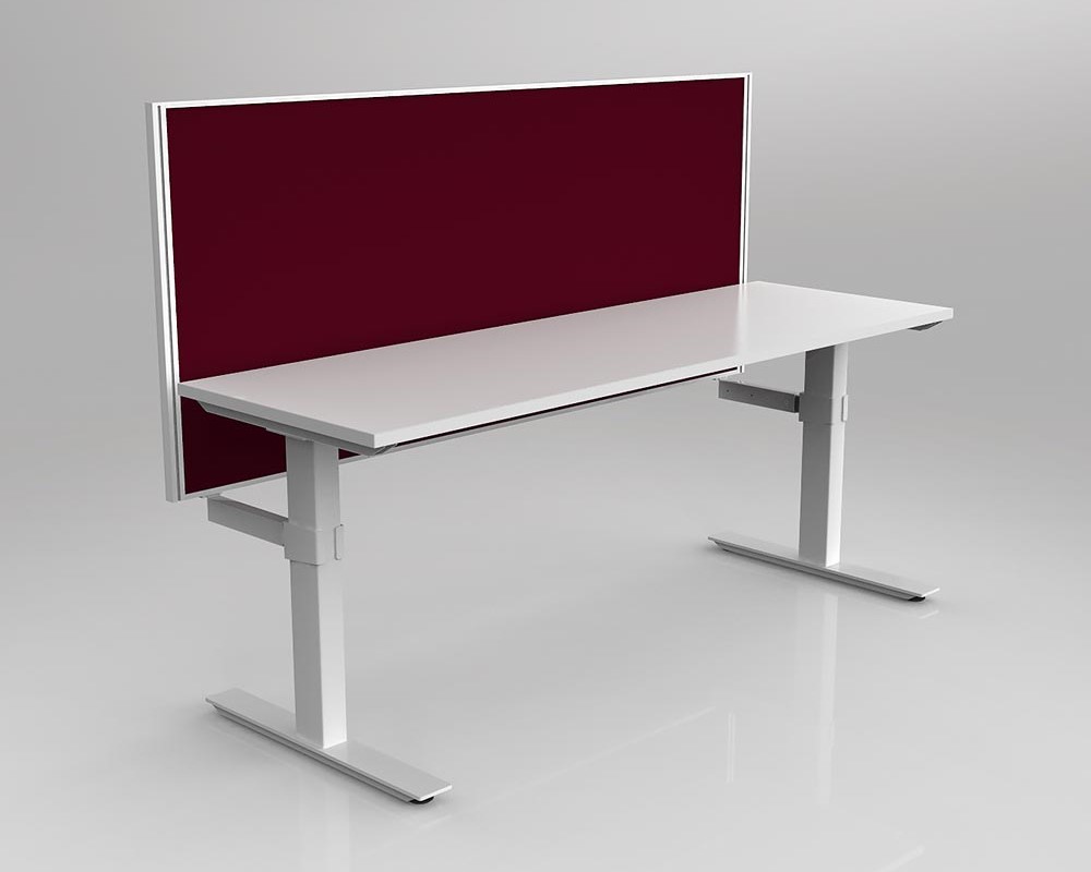 Agile Fixed Height Desk with Studio 50 Screen